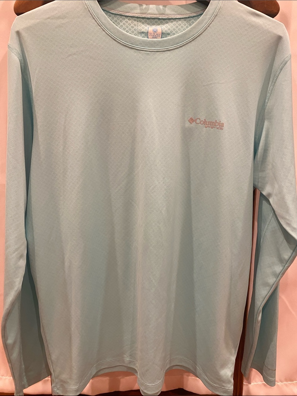 Columbia Men’s Long-Sleeve Performance Shirt - Blue/Green
